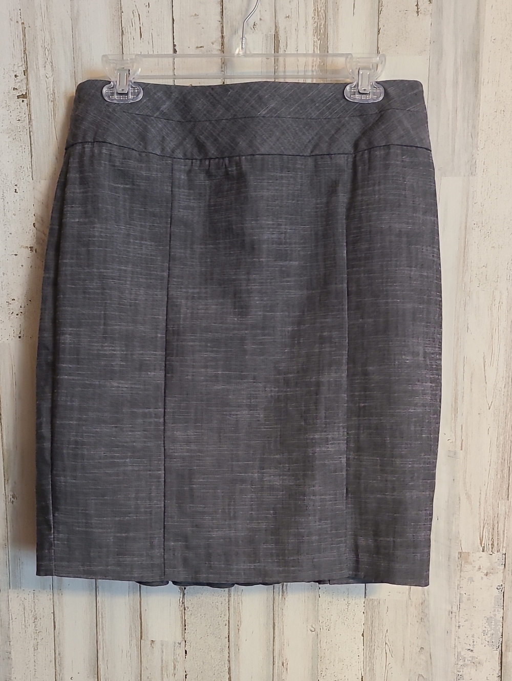 Byer California Gray Pencil Skirt - Subtle Texture